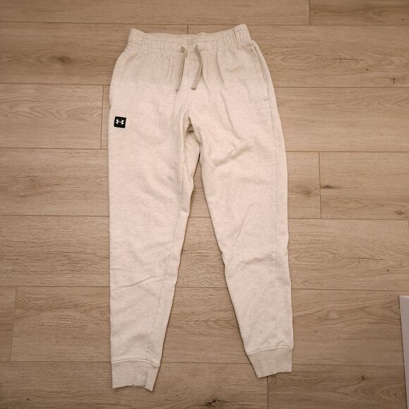 Under Armour UA Rival Fleece Joggers, Heather Tan - Picture 1 of 6